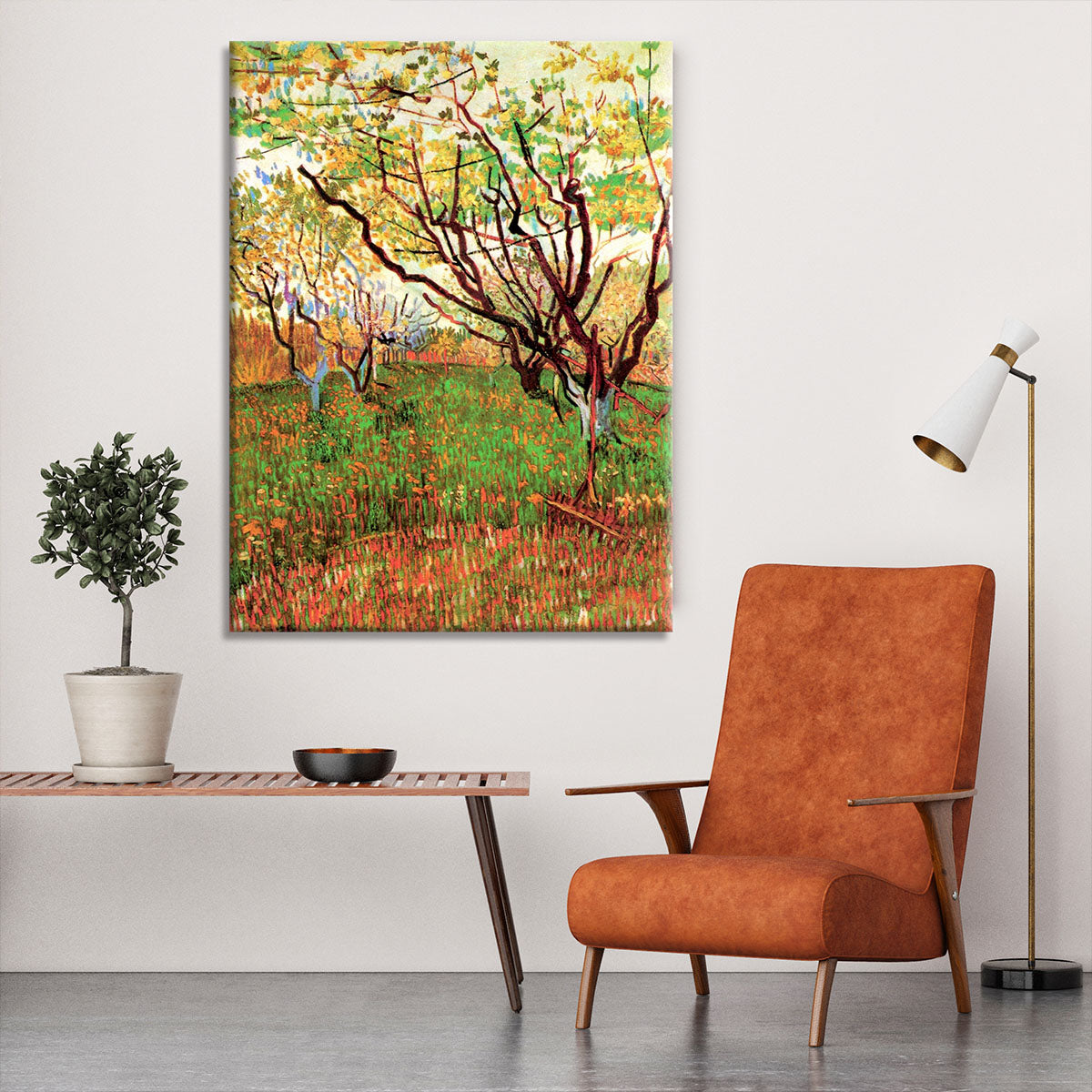 Orchard in Blossom by Van Gogh Canvas Print or Poster - Canvas Art Rocks - 6