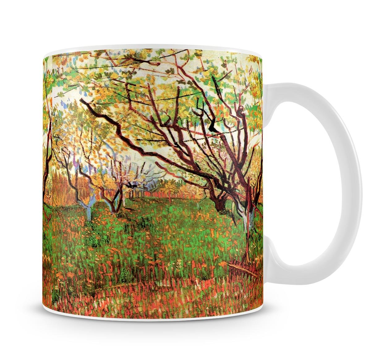 Orchard in Blossom by Van Gogh Mug - Canvas Art Rocks - 4