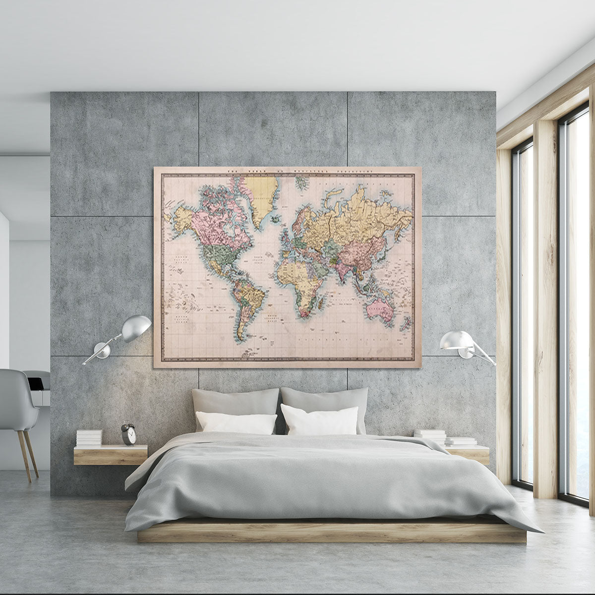 Original old hand coloured map Canvas Print or Poster - Canvas Art Rocks - 5
