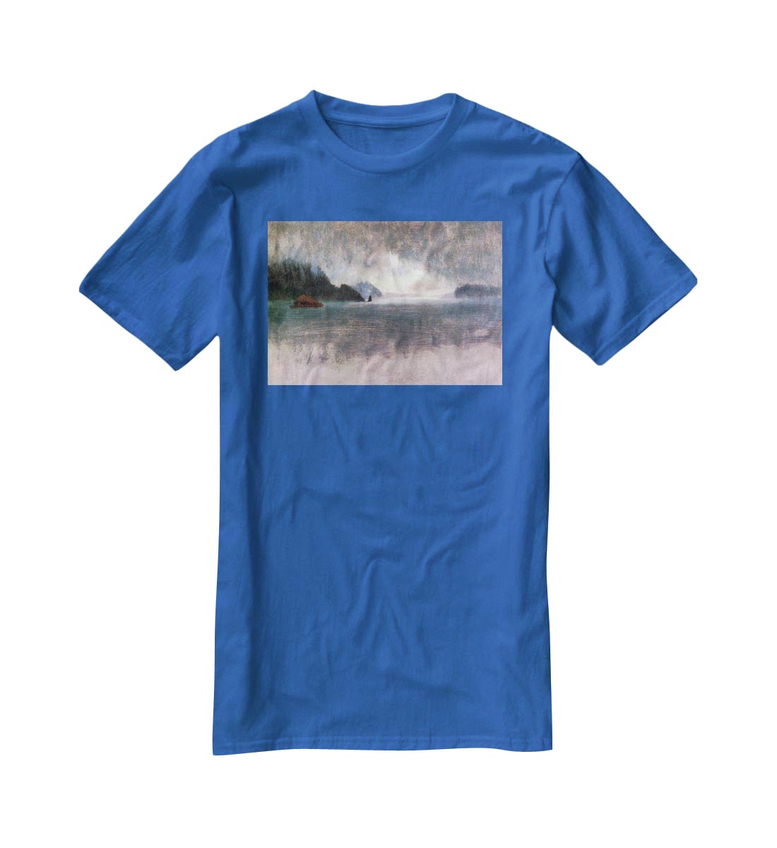 Pacific Northwest by Bierstadt T-Shirt - Canvas Art Rocks - 2