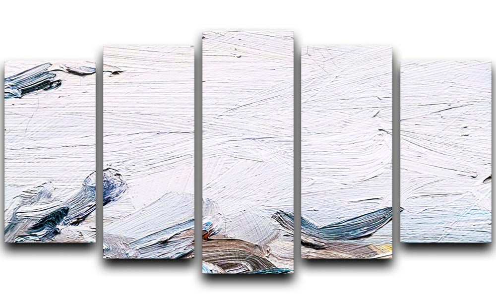 Painted canvas texture 5 Split Panel Canvas - Canvas Art Rocks - 1