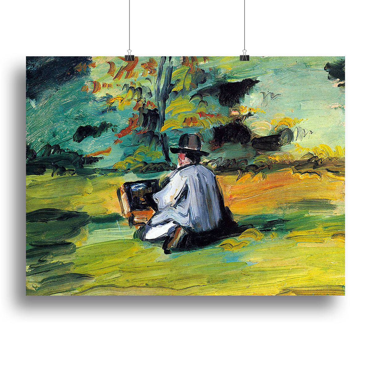 Painter at Work by Cezanne Canvas Print or Poster - Canvas Art Rocks - 2