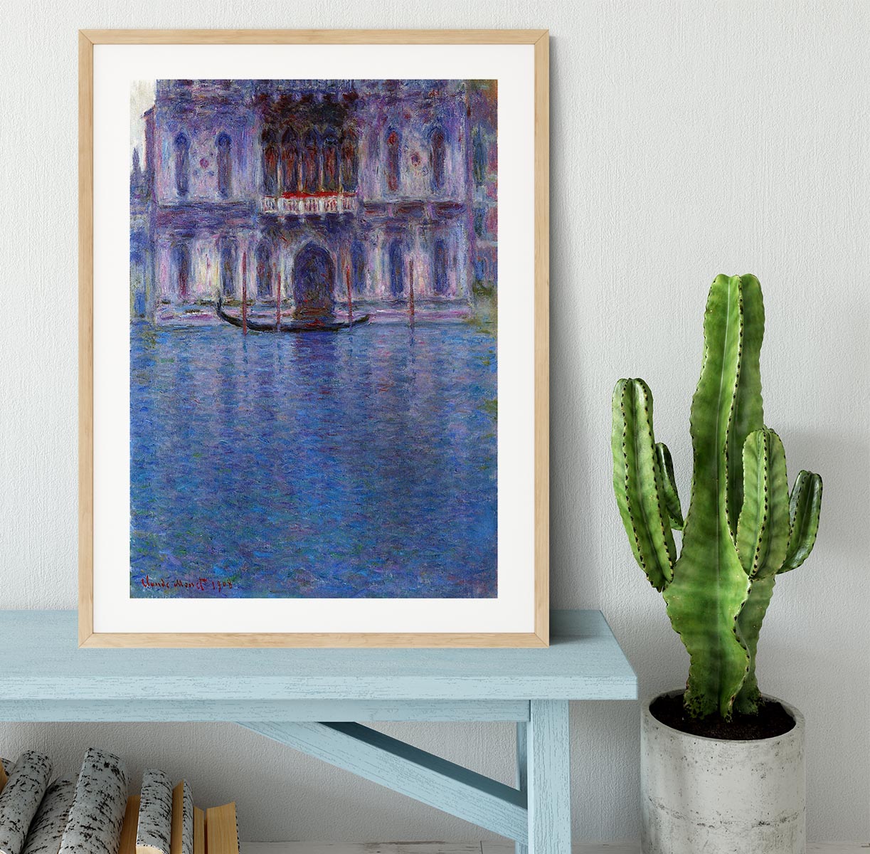Palazzo 1 by Monet Framed Print - Canvas Art Rocks - 3