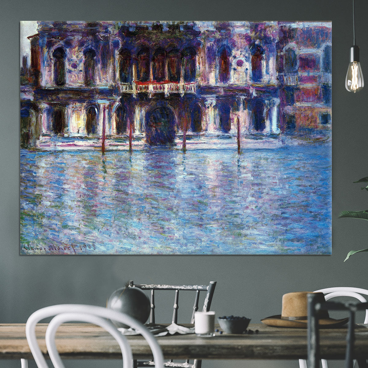 Palazzo 2 by Monet Canvas Print or Poster - Canvas Art Rocks - 3