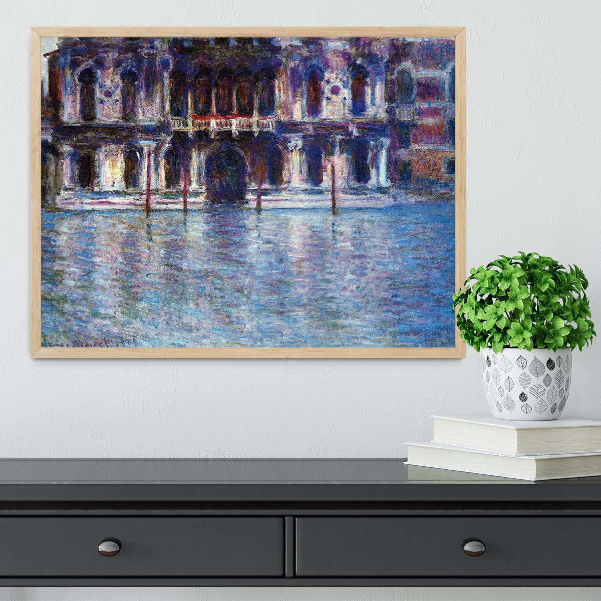 Palazzo 2 by Monet Framed Print - Canvas Art Rocks - 4