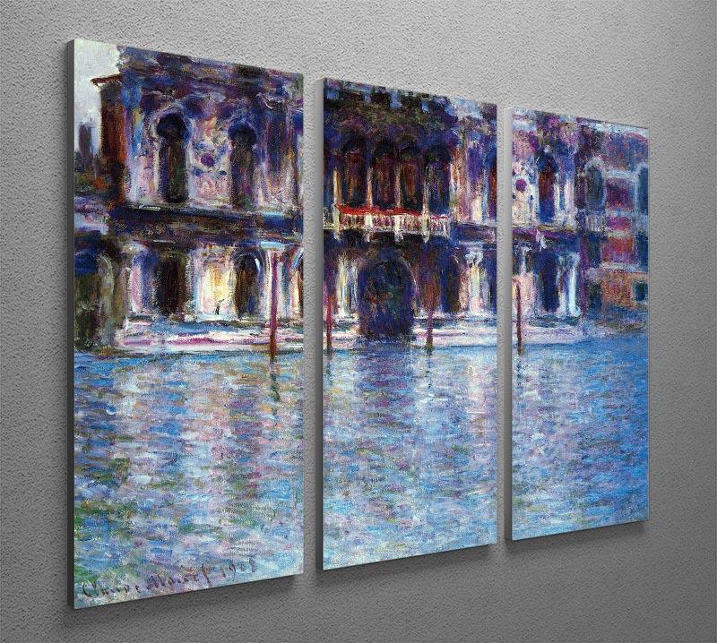 Palazzo 2 by Monet Split Panel Canvas Print - Canvas Art Rocks - 4