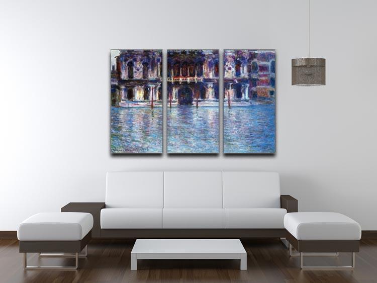 Palazzo 2 by Monet Split Panel Canvas Print - Canvas Art Rocks - 4