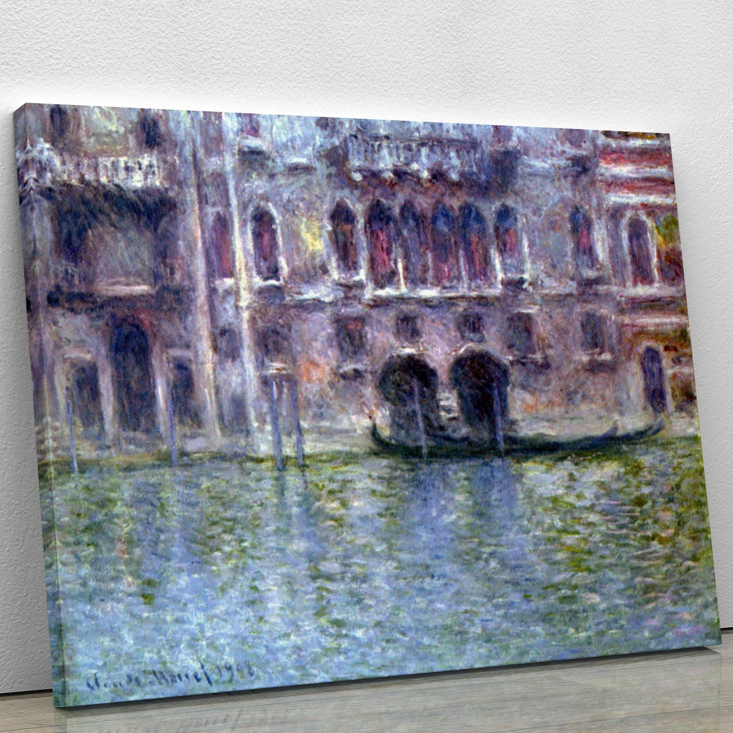 Palazzo da Mula Venice by Monet Canvas Print or Poster - Canvas Art Rocks - 1