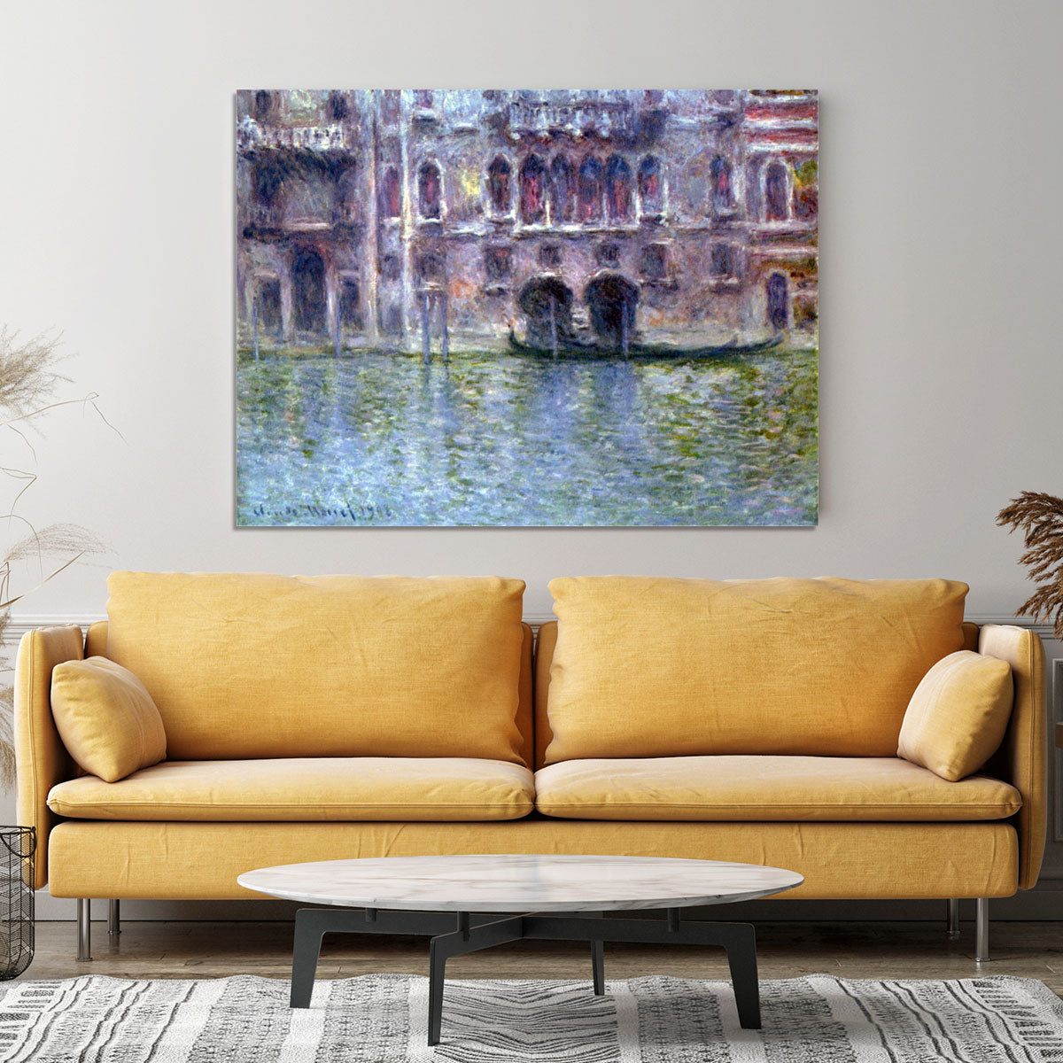 Palazzo da Mula Venice by Monet Canvas Print or Poster - Canvas Art Rocks - 4