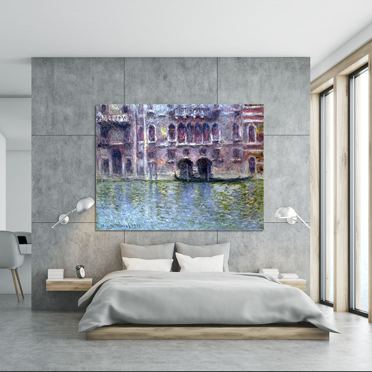 Palazzo da Mula Venice by Monet Canvas Print or Poster - Canvas Art Rocks - 5