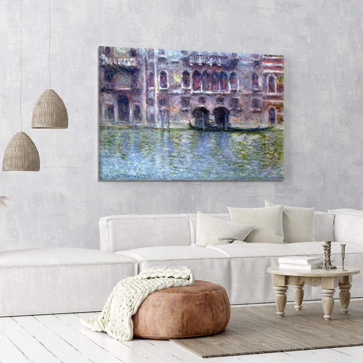 Palazzo da Mula Venice by Monet Canvas Print or Poster - Canvas Art Rocks - 6