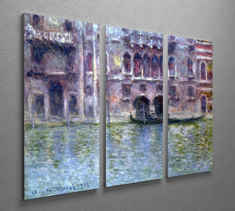 Palazzo da Mula Venice by Monet Split Panel Canvas Print - Canvas Art Rocks - 4