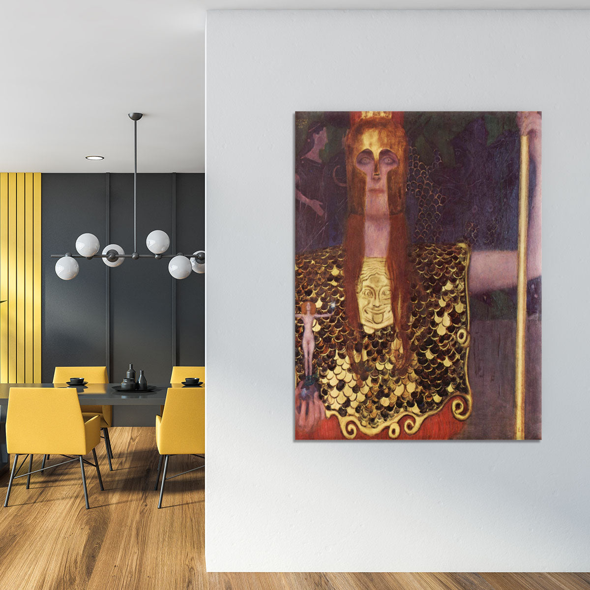 Pallas Athena by Klimt Canvas Print or Poster - Canvas Art Rocks - 4