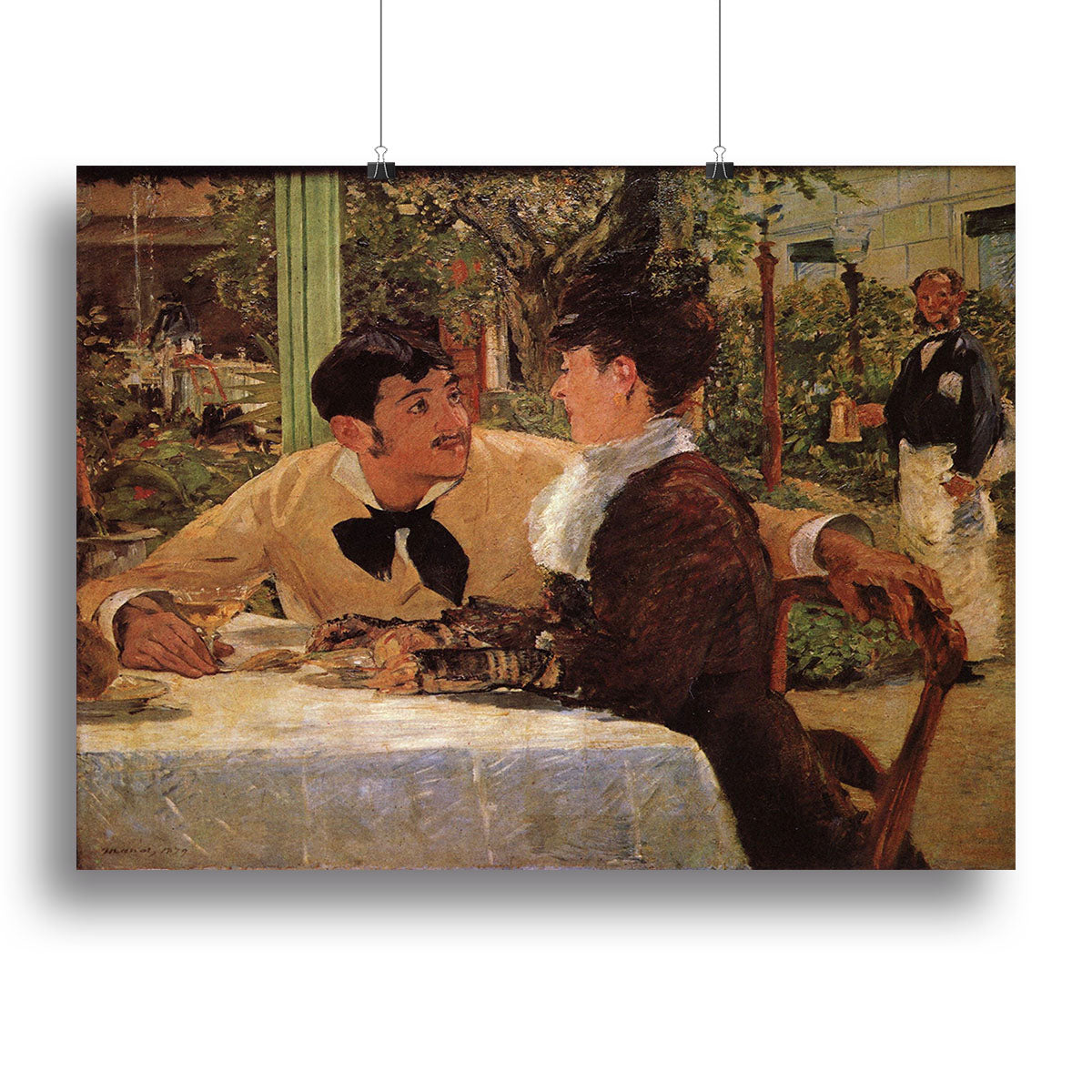 Pare Lathuille by Manet Canvas Print or Poster - Canvas Art Rocks - 2