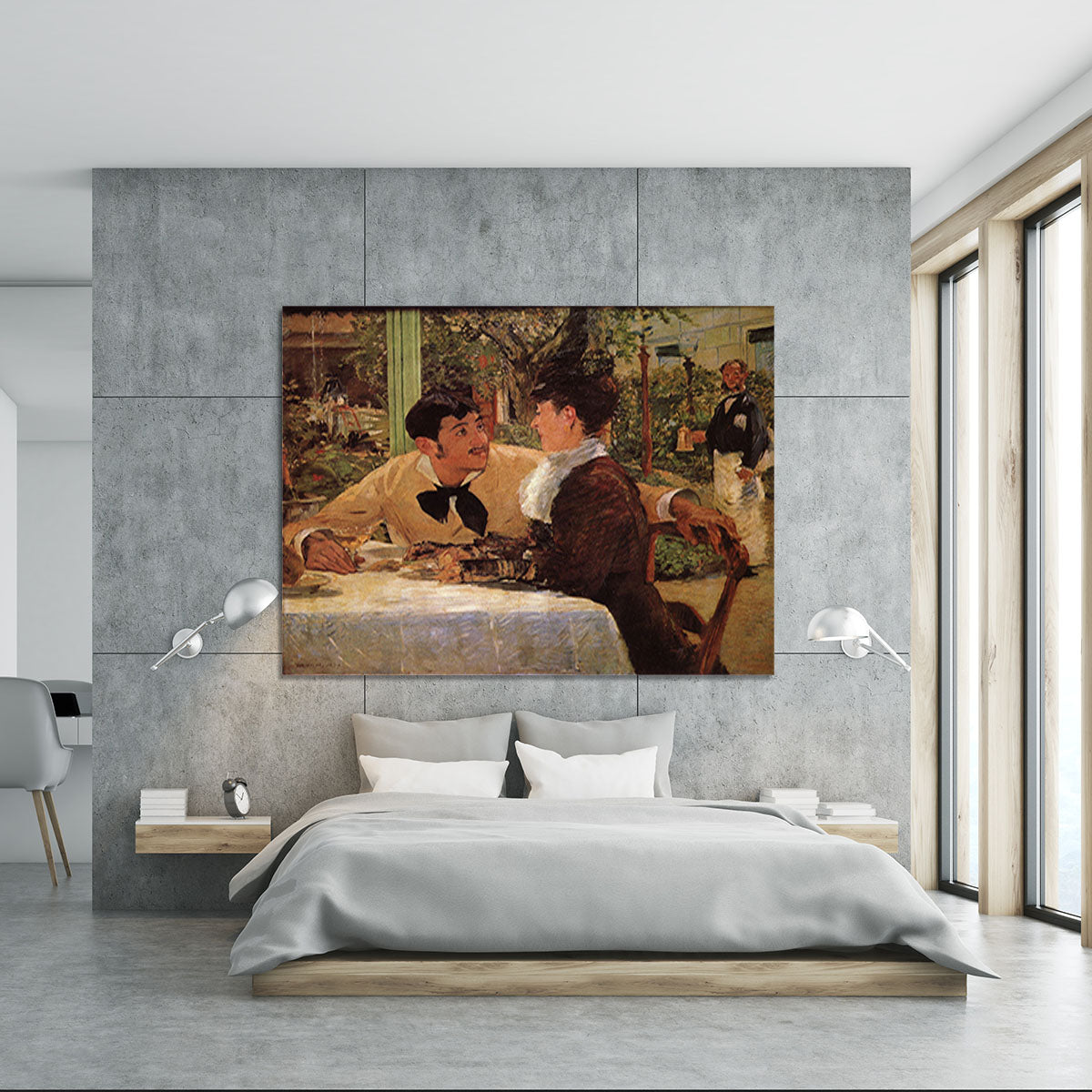 Pare Lathuille by Manet Canvas Print or Poster - Canvas Art Rocks - 5