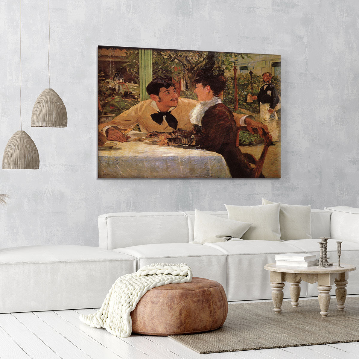 Pare Lathuille by Manet Canvas Print or Poster - Canvas Art Rocks - 6