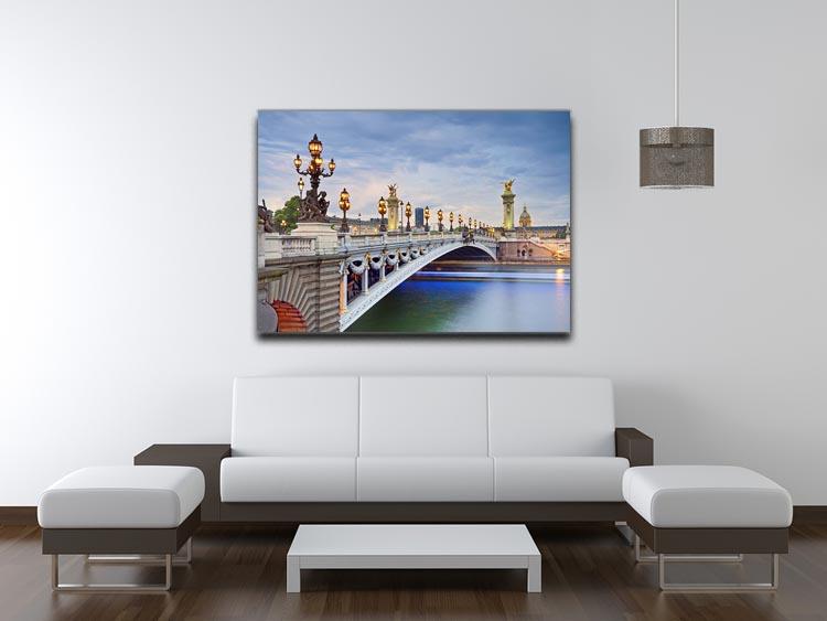 Paris image of the Alexandre III Canvas Print or Poster - Canvas Art Rocks - 4