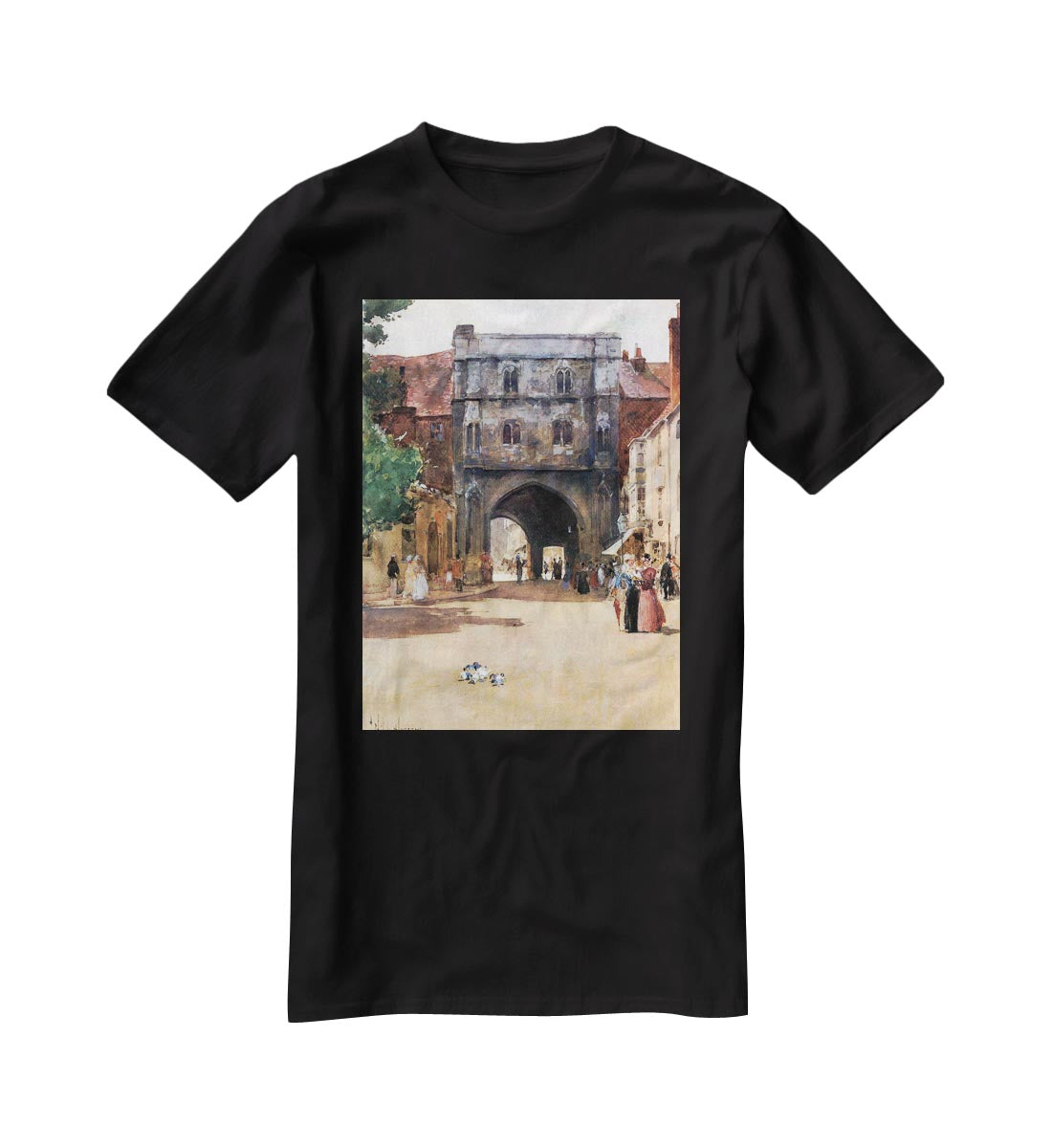 Passage in Canterbury by Hassam T-Shirt - Canvas Art Rocks - 1