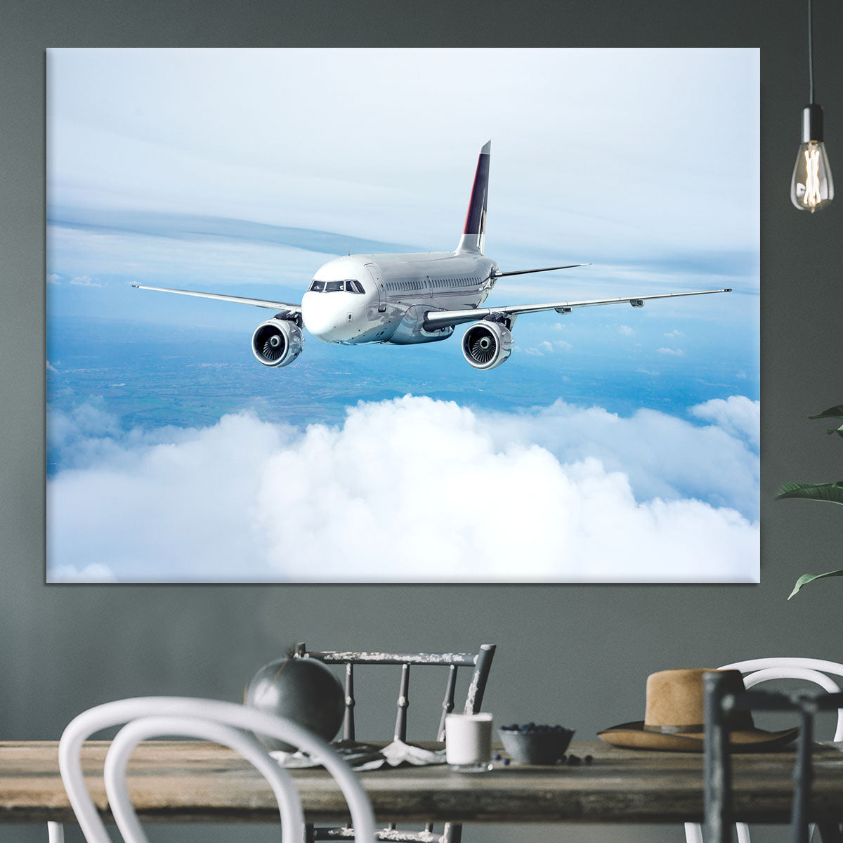 Passenger Airliner Canvas Print or Poster - Canvas Art Rocks - 3
