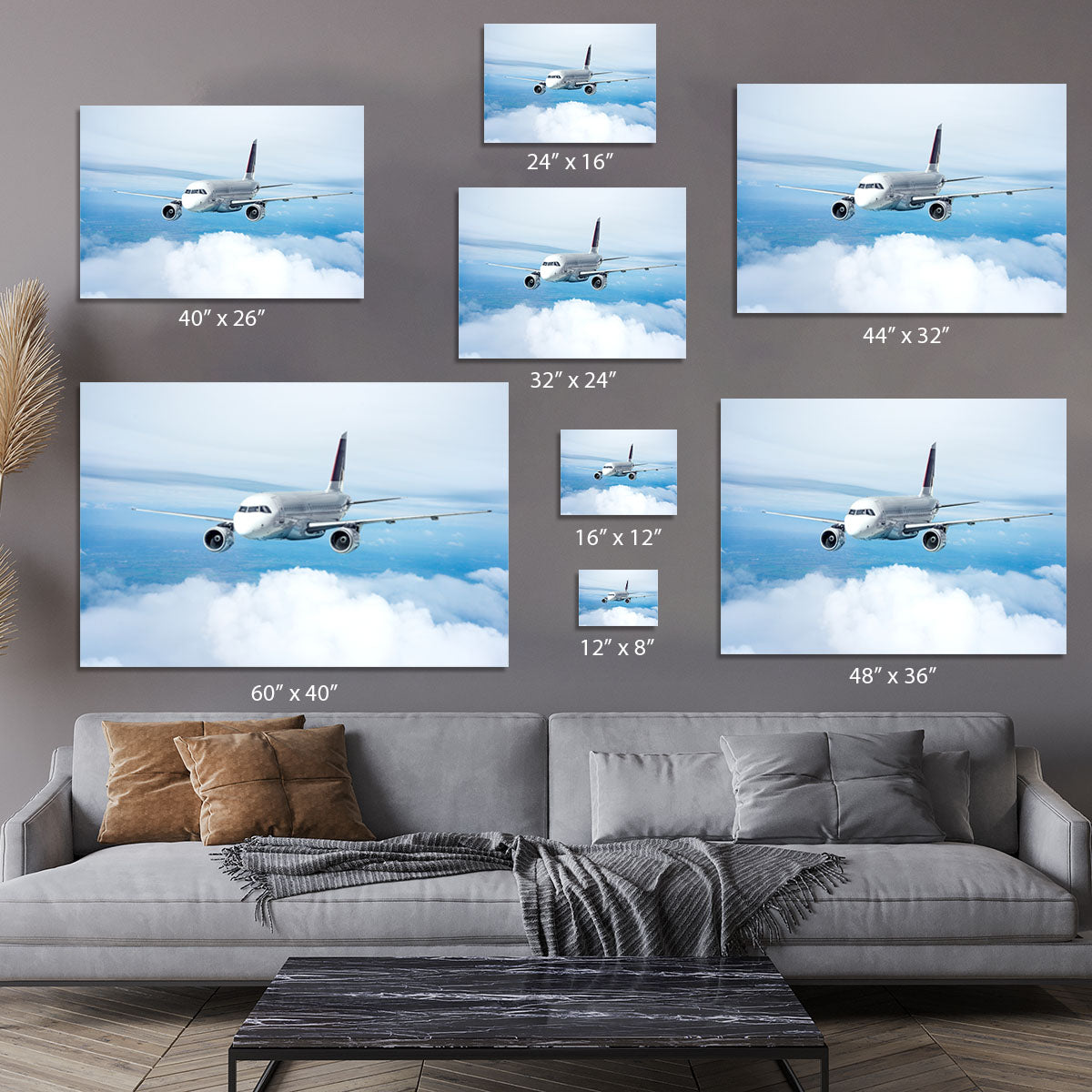 Passenger Airliner Canvas Print or Poster - Canvas Art Rocks - 7