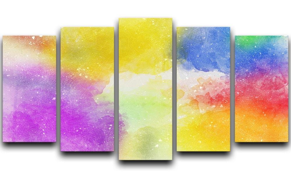 Pastal Mist 5 Split Panel Canvas  - Canvas Art Rocks - 1