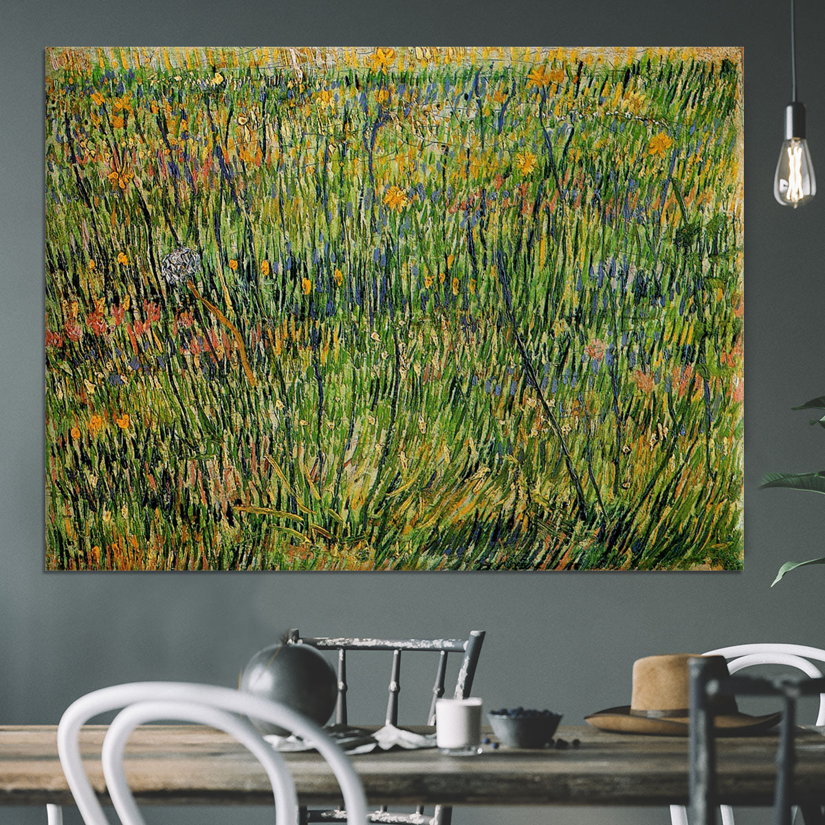 Pasture in Bloom by Van Gogh Canvas Print or Poster - Canvas Art Rocks - 3