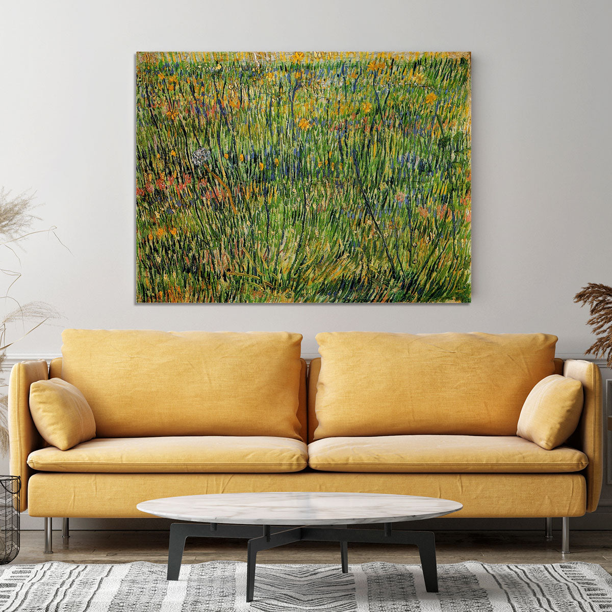 Pasture in Bloom by Van Gogh Canvas Print or Poster - Canvas Art Rocks - 4