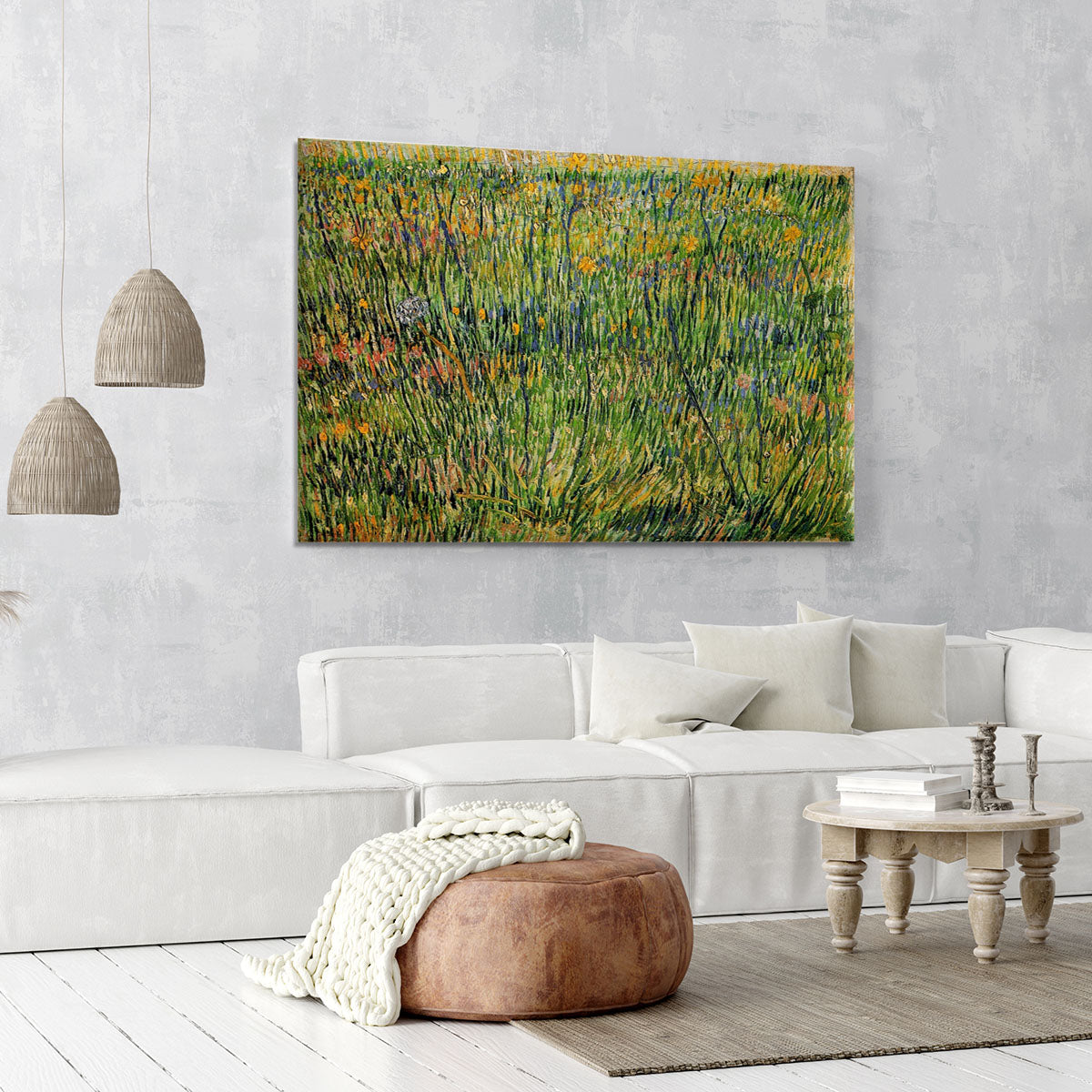 Pasture in Bloom by Van Gogh Canvas Print or Poster - Canvas Art Rocks - 6