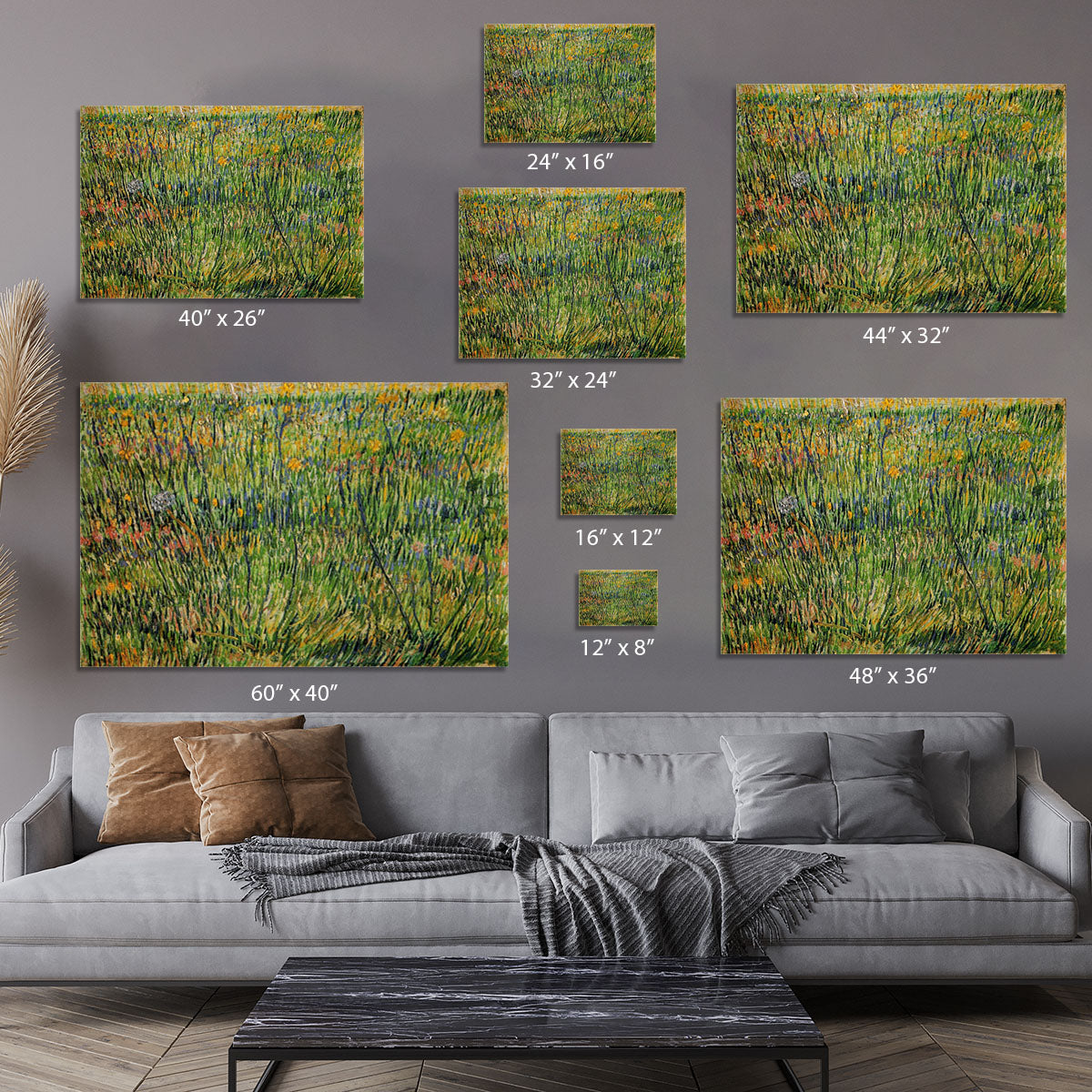 Pasture in Bloom by Van Gogh Canvas Print or Poster - Canvas Art Rocks - 7