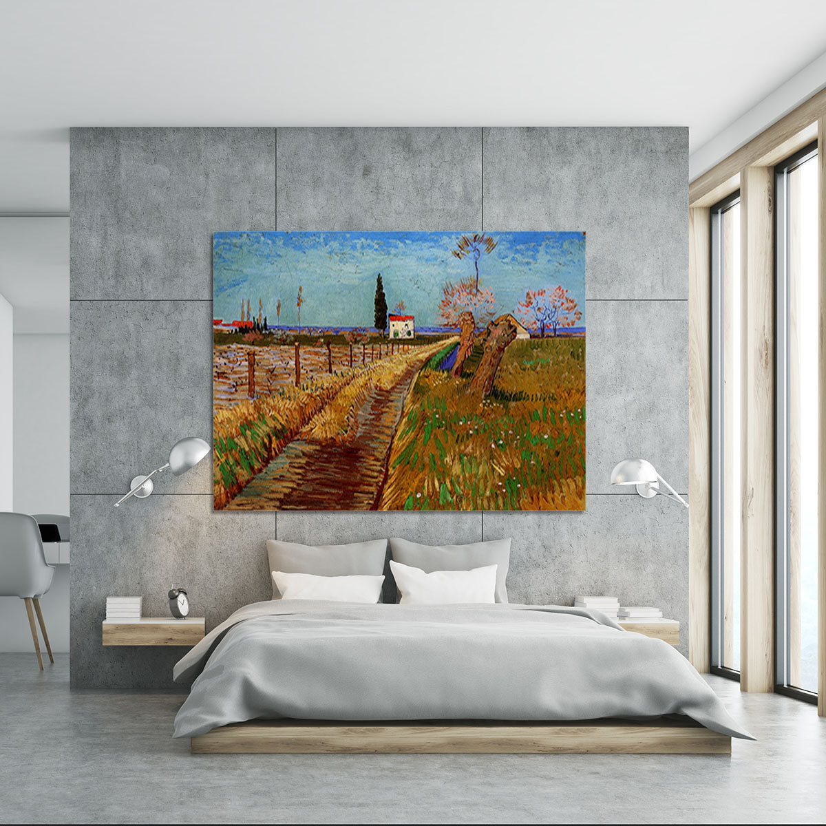 Path Through a Field with Willows by Van Gogh Canvas Print or Poster - Canvas Art Rocks - 5