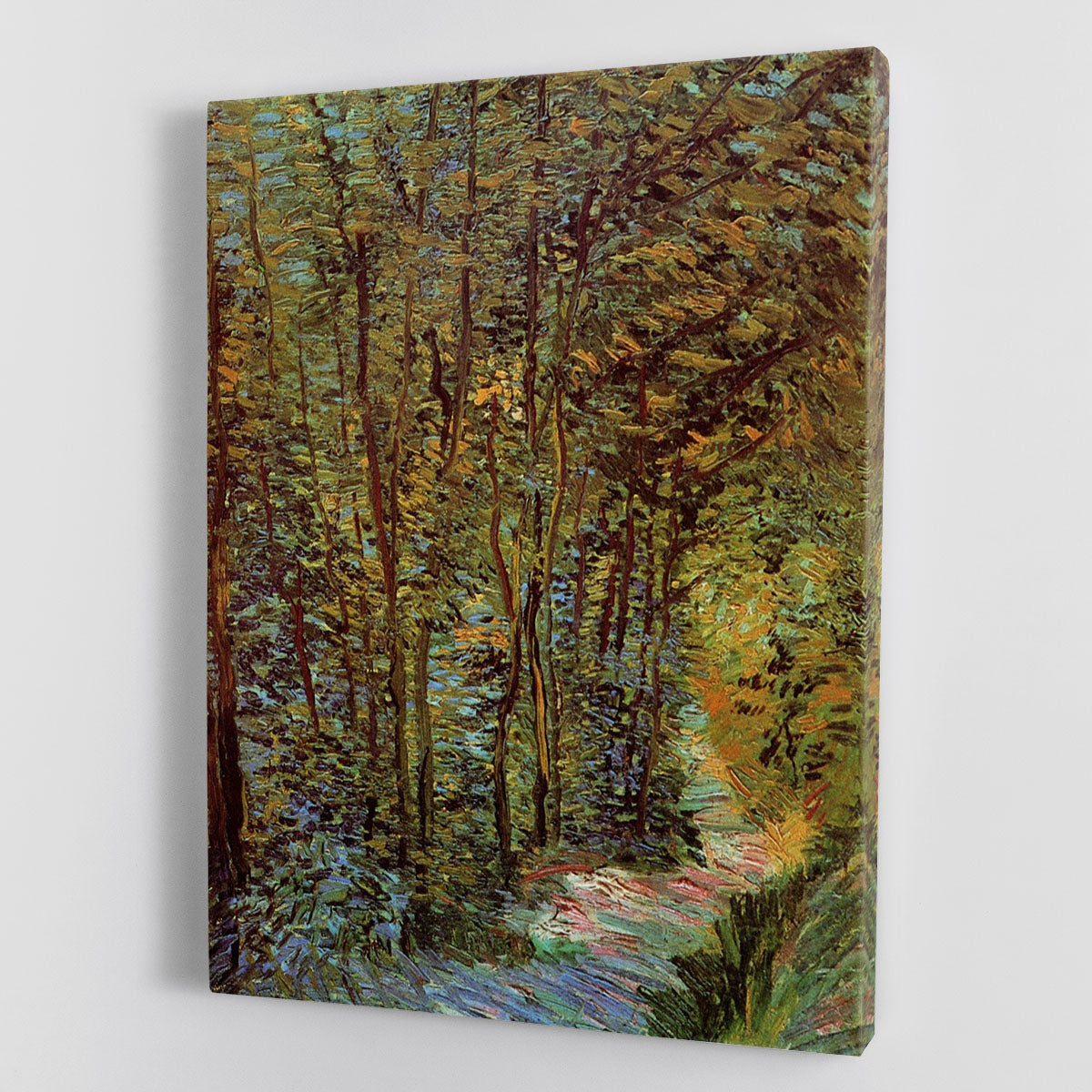 Path in the Woods by Van Gogh Canvas Print or Poster - Canvas Art Rocks - 1
