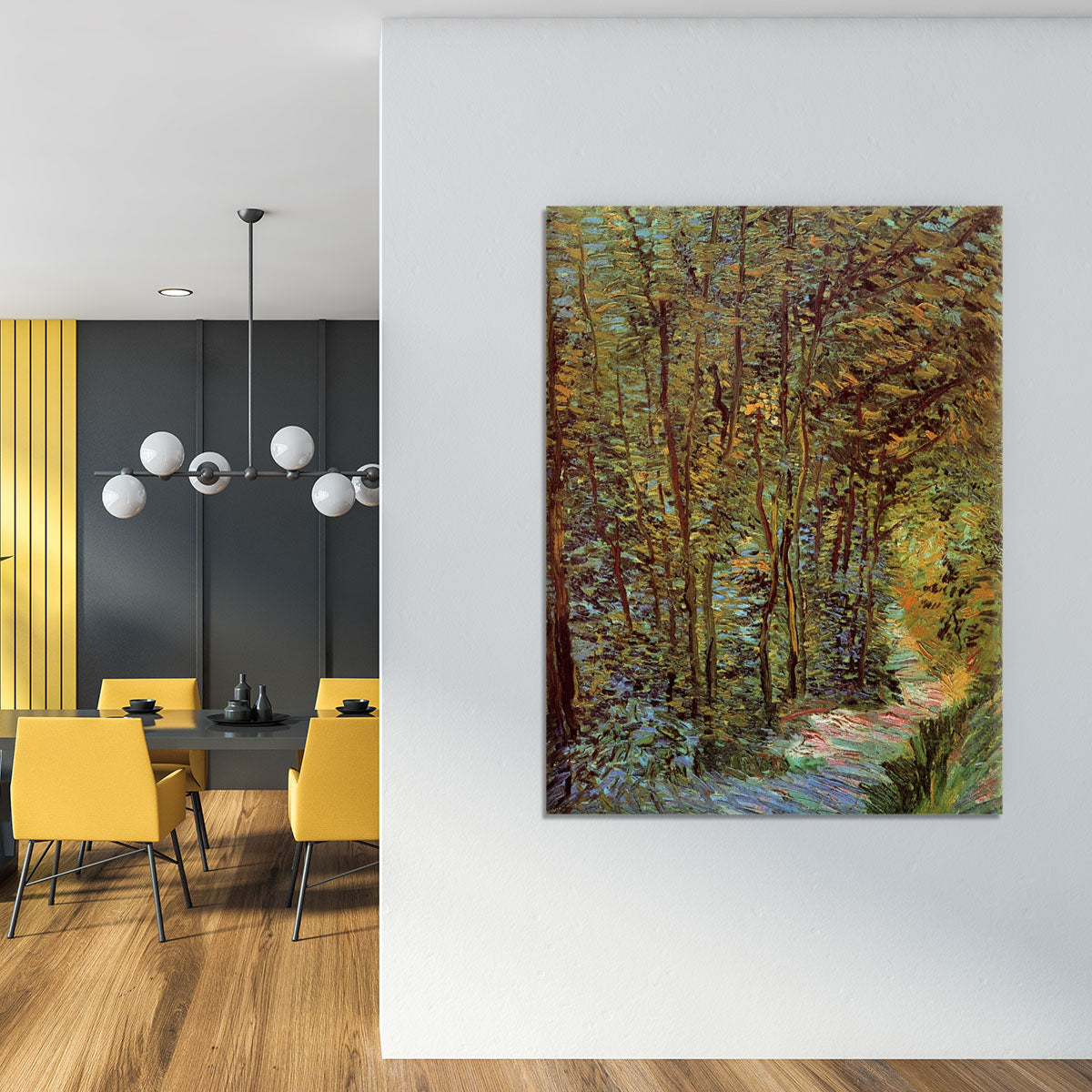 Path in the Woods by Van Gogh Canvas Print or Poster - Canvas Art Rocks - 4
