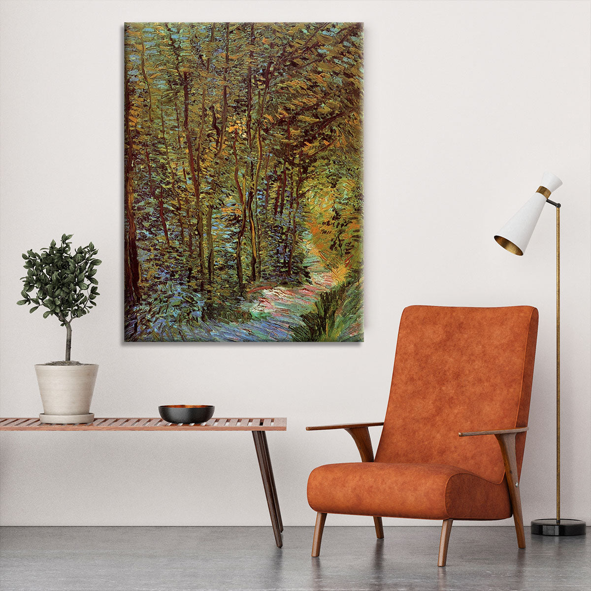 Path in the Woods by Van Gogh Canvas Print or Poster - Canvas Art Rocks - 6