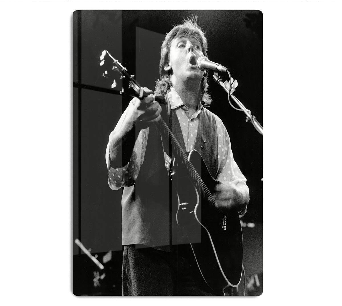 Paul McCartney on stage in 1989 HD Metal Print