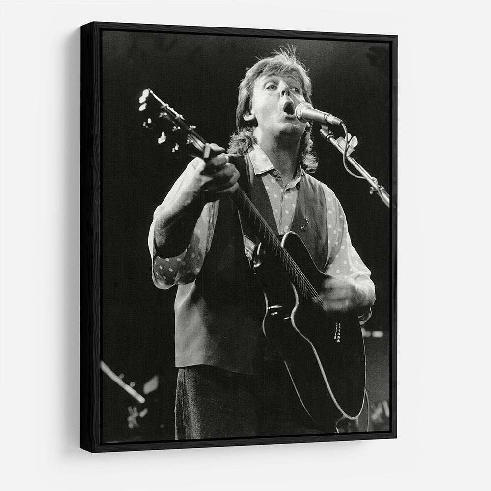 Paul McCartney on stage in 1989 HD Metal Print