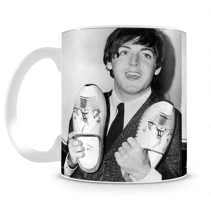 Paul McCartney with a pair of clogs Mug - Canvas Art Rocks - 2