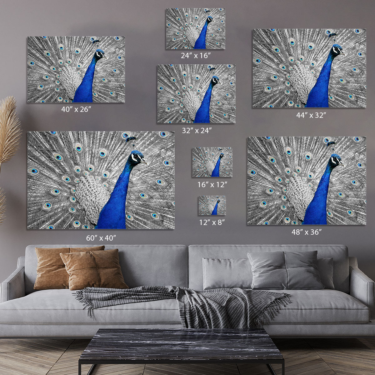 Peacock Canvas Print or Poster - Canvas Art Rocks - 7