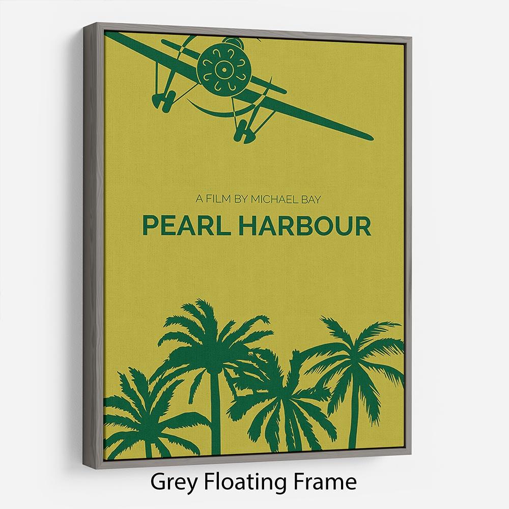 Pearl Habour Minimal Movie Floating Frame Canvas - Canvas Art Rocks - 3