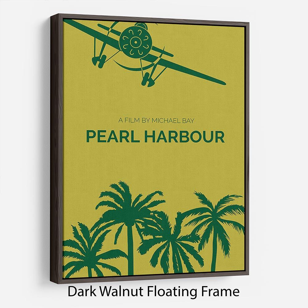 Pearl Habour Minimal Movie Floating Frame Canvas - Canvas Art Rocks - 5