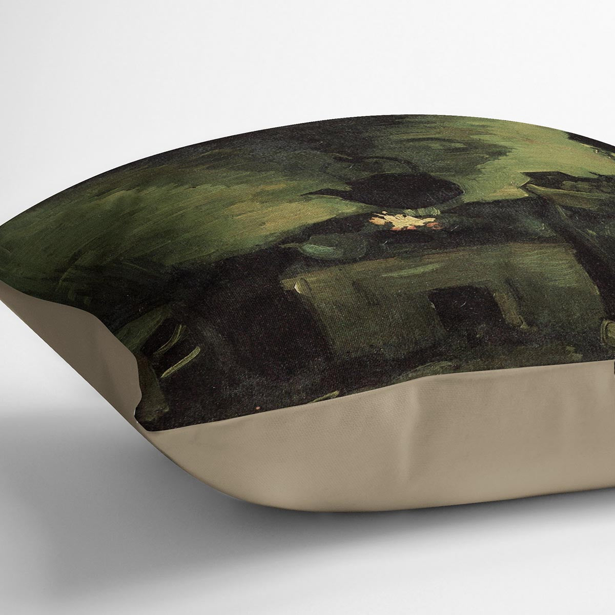 Peasant Woman by the Fireplace by Van Gogh Cushion