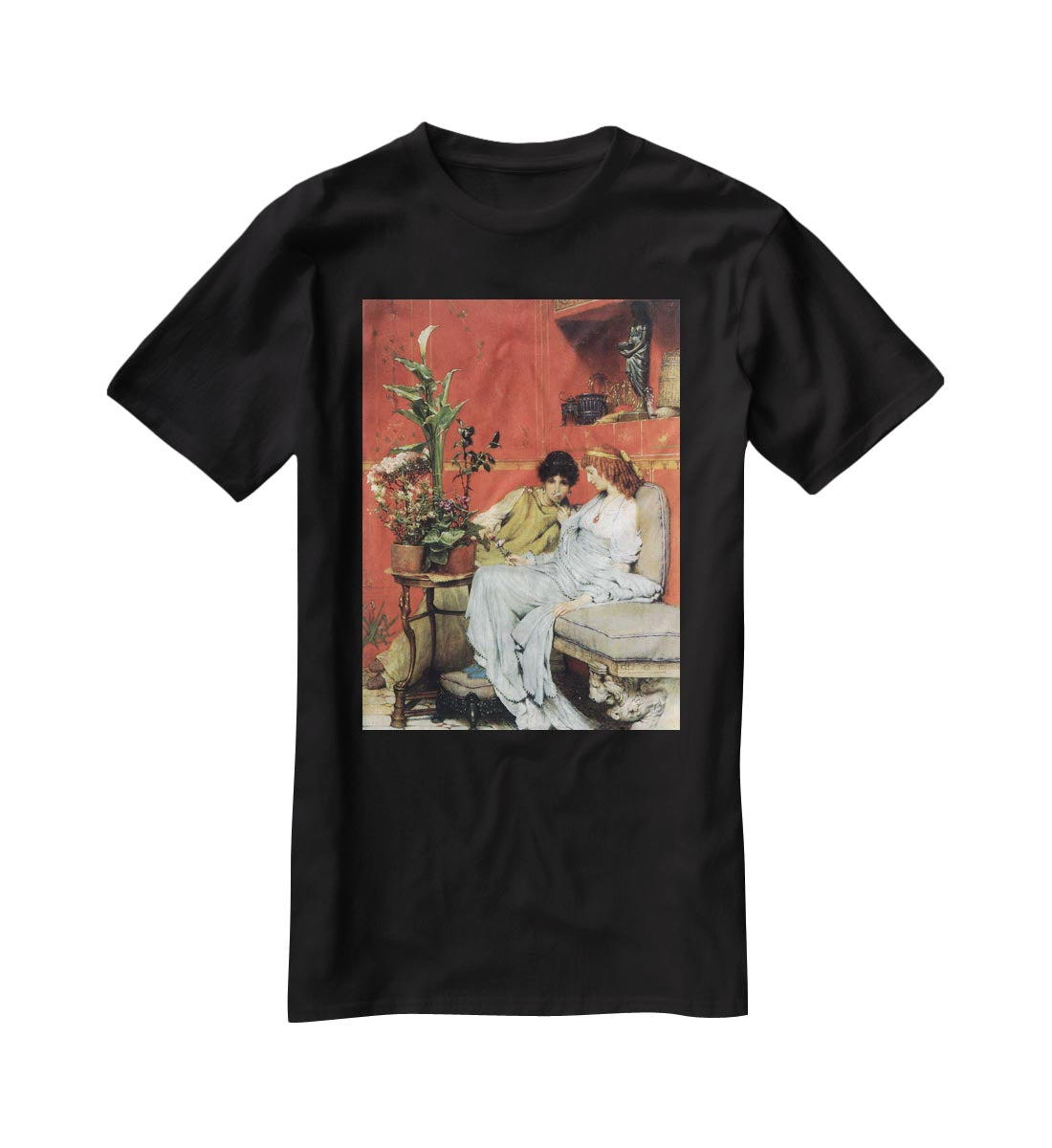Penetralia by Alma Tadema T-Shirt - Canvas Art Rocks - 1