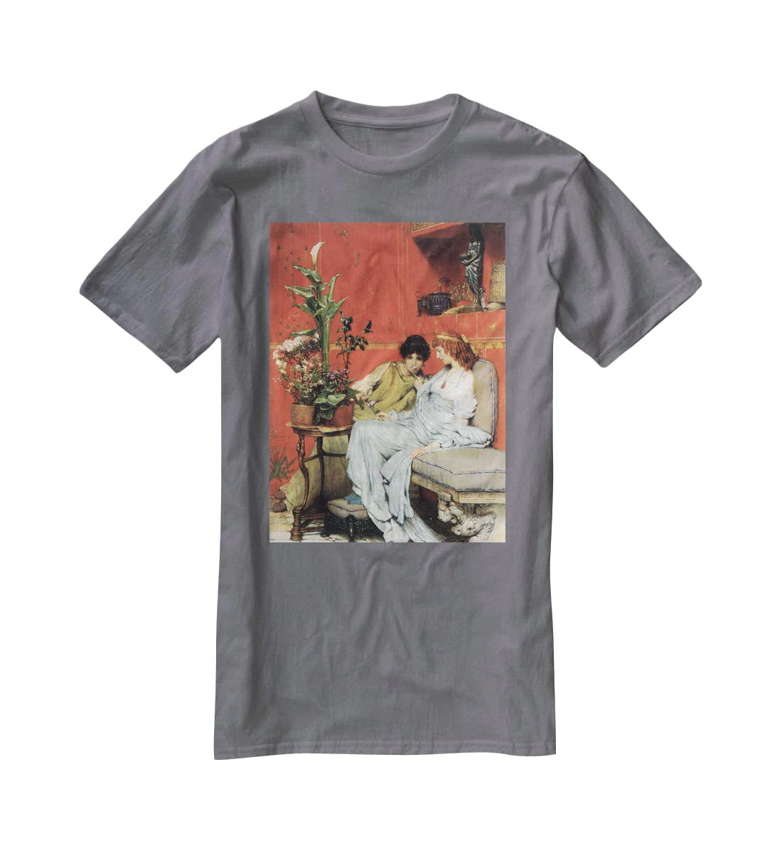 Penetralia by Alma Tadema T-Shirt - Canvas Art Rocks - 3