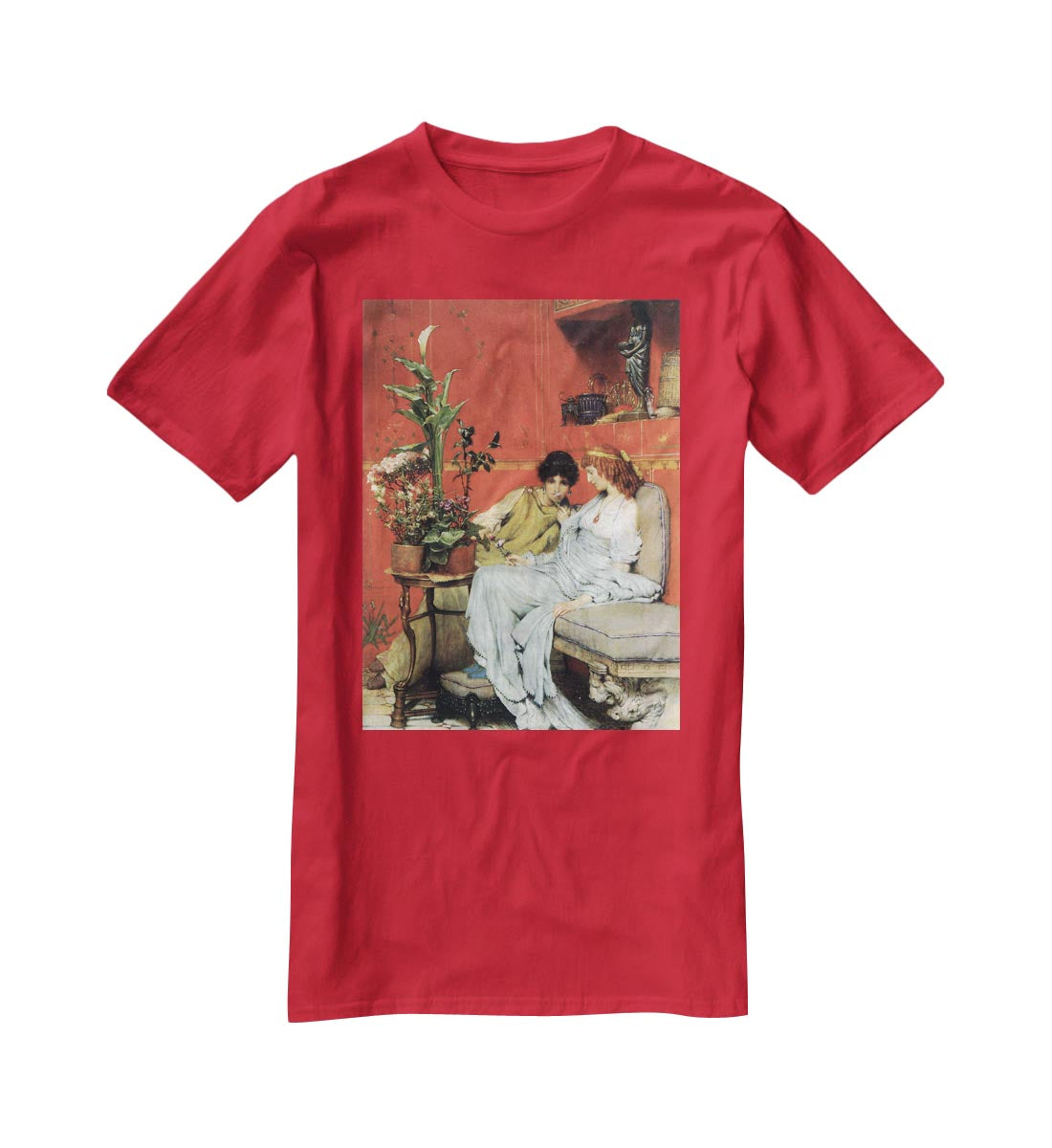 Penetralia by Alma Tadema T-Shirt - Canvas Art Rocks - 4