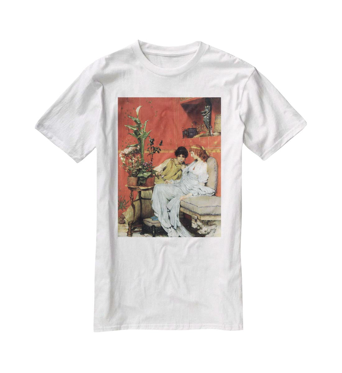 Penetralia by Alma Tadema T-Shirt - Canvas Art Rocks - 5