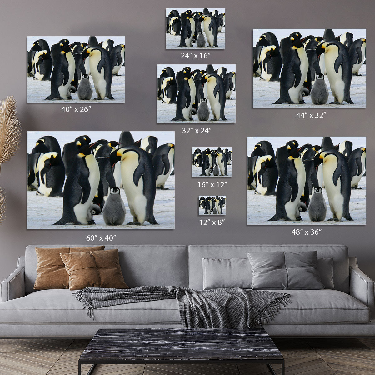 Penguins Canvas Print or Poster - Canvas Art Rocks - 7