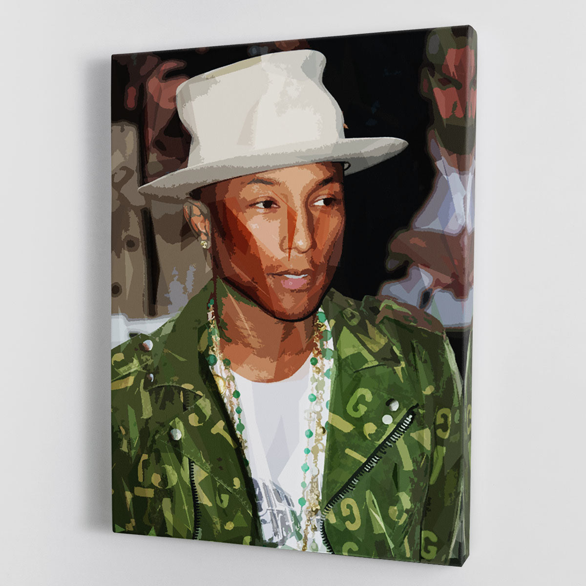 Pharrell Williams Pop Art Canvas Print or Poster - Canvas Art Rocks - 1