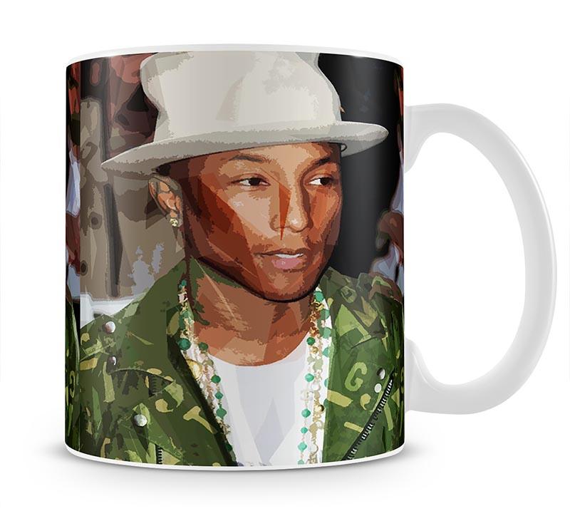 Pharrell Williams Pop Art Mug - Canvas Art Rocks - 1
