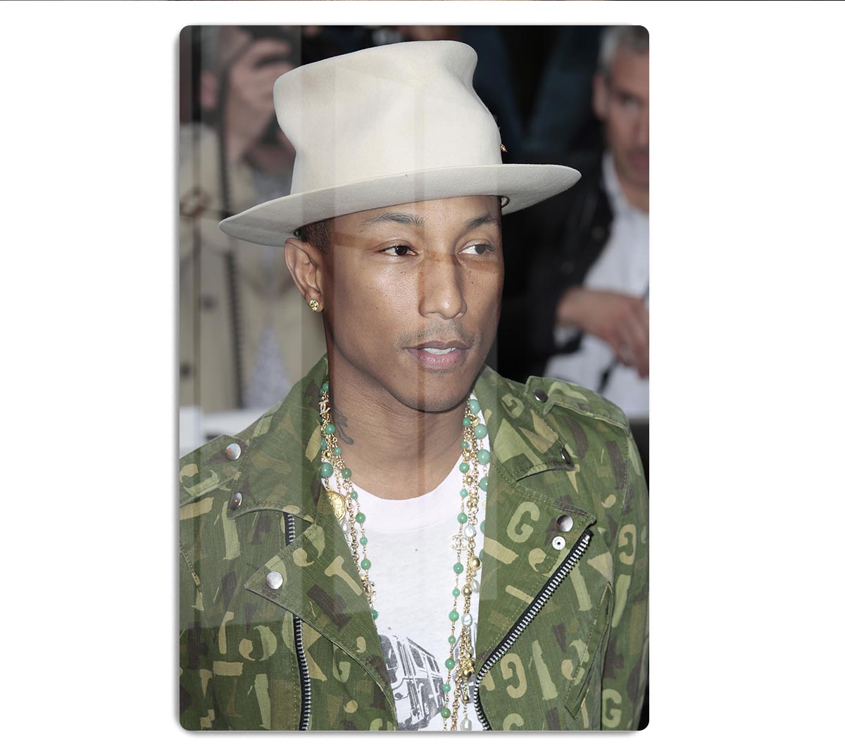 Pharrell Williams in a hat HD Metal Print