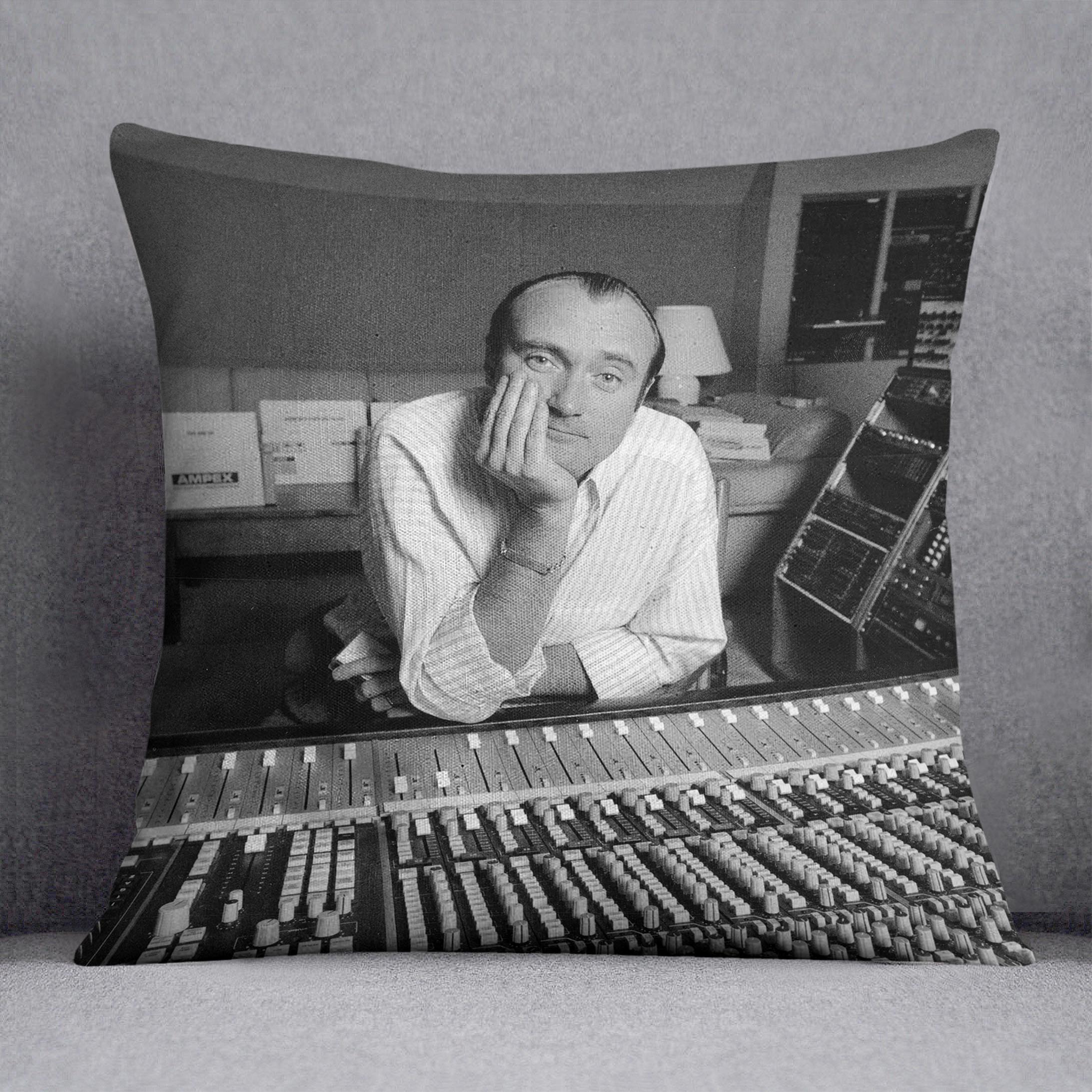 Phil Collins in the studio Cushion