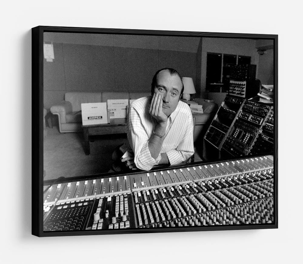 Phil Collins in the studio HD Metal Print - Canvas Art Rocks - 6